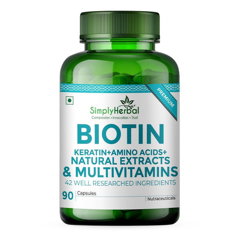 JJ CARE Biotin Capsules (60 Counts)., 160,000 mcg Biotin Supplement, Hair Skin and Nails Vitamins for Women, Biotin Vitamins Supplement for Hair Growth